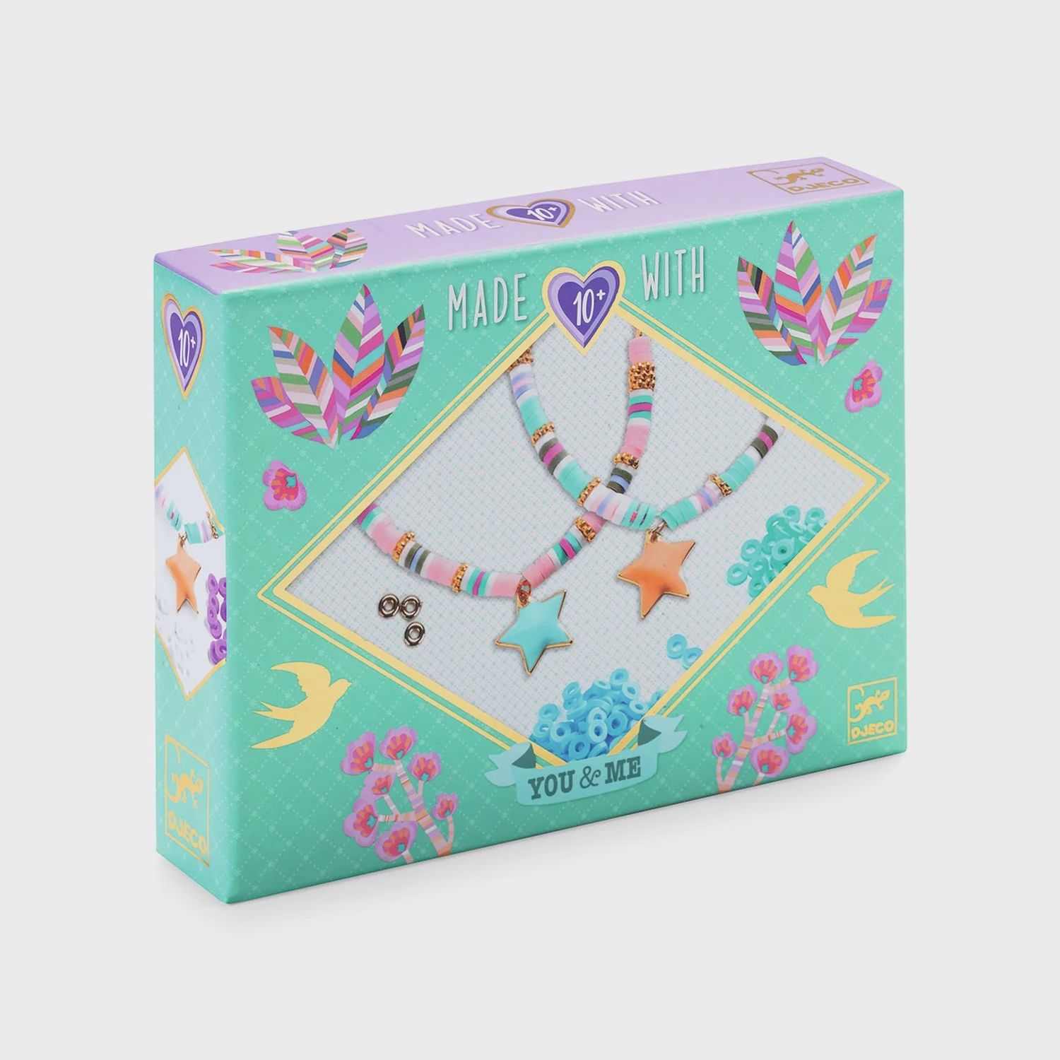 You &amp; Me Beaded Bracelets set of 2, Style: Love Letters
