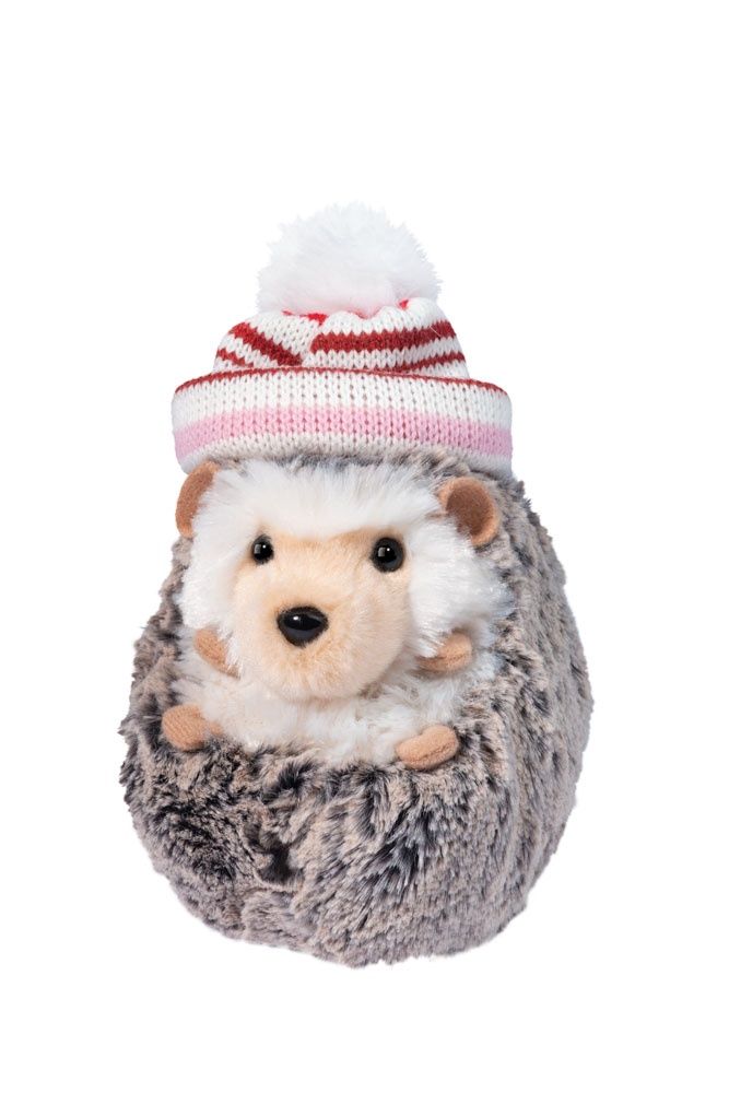 Spunky Hedgehog with Winter Hat