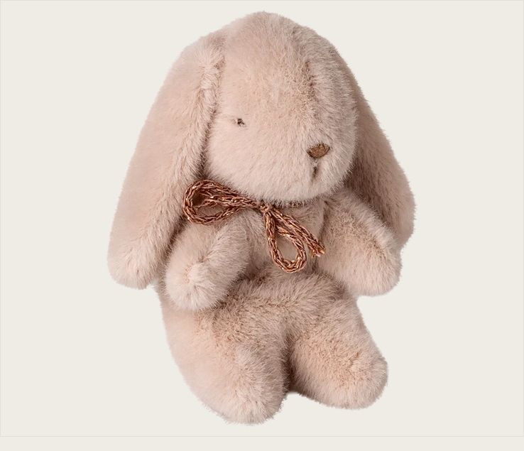 Plush bunny, mini - Powder