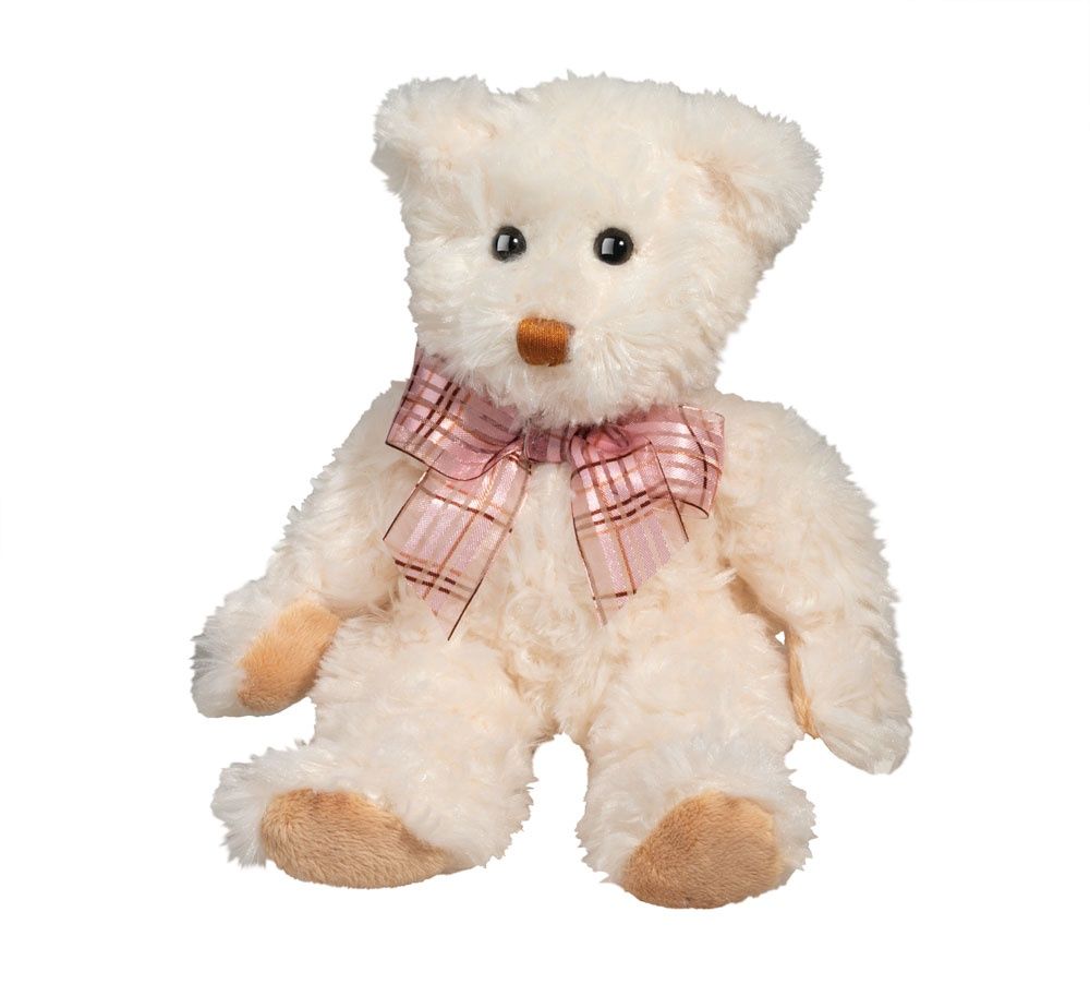 Cream Fuzzy Bear Stuffie
