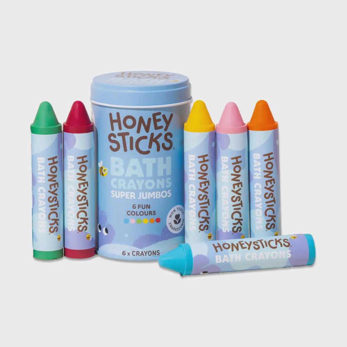 Honeysticks Super Jumbo Bath Crayons Non Toxic