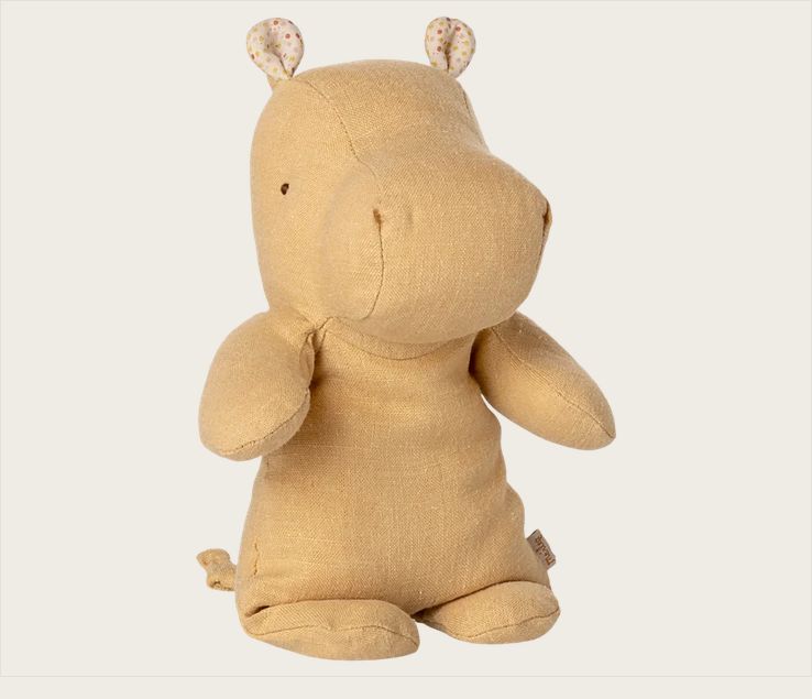 Small Hippo - Cream Yellow