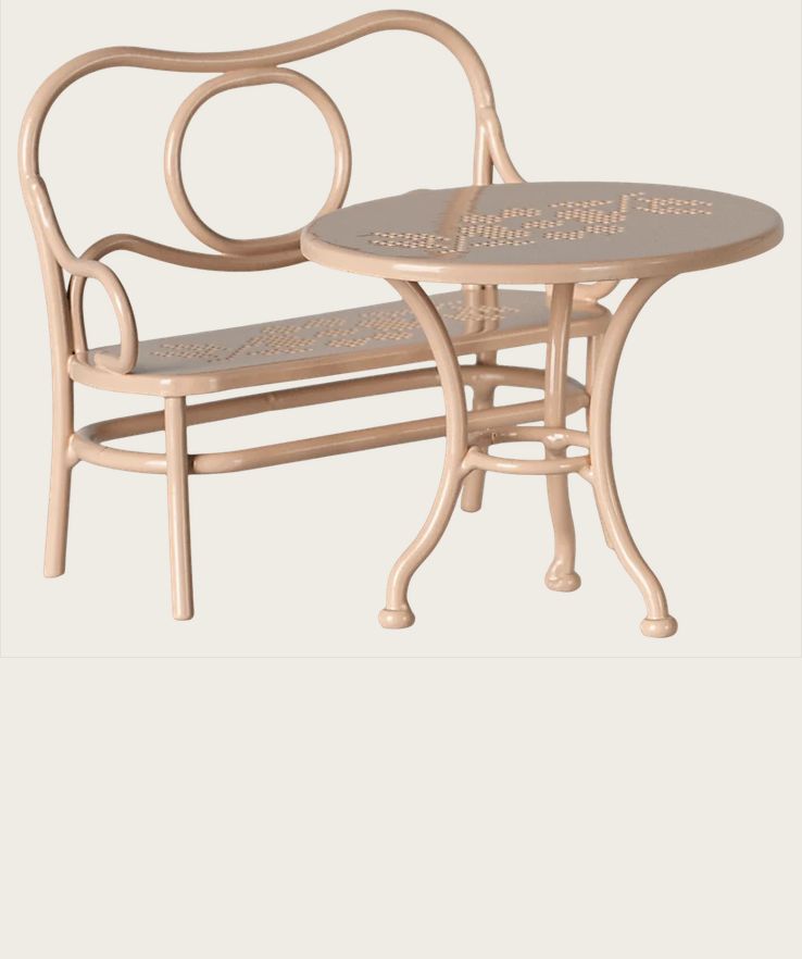 Cafe Set, Big Mouse, Pale Pink