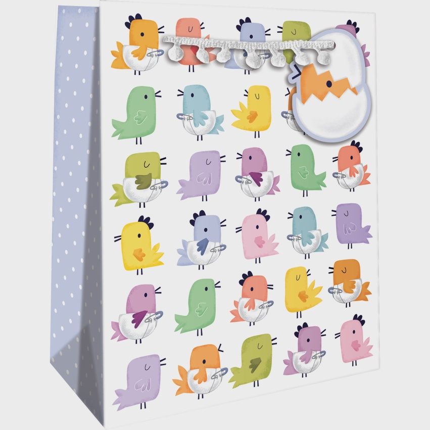Gift Bag - Baby Chicks - Medium