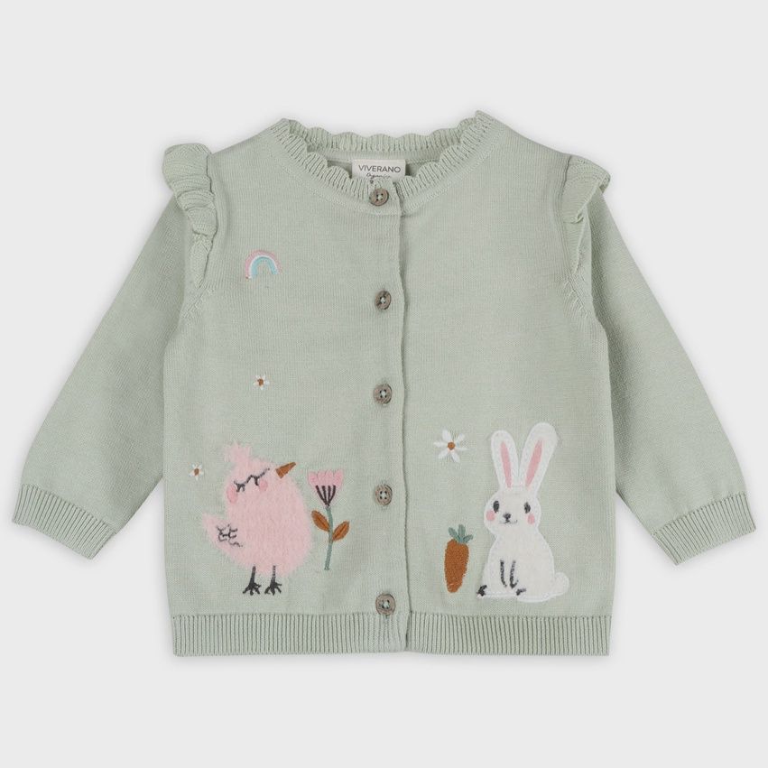 Chick &amp; Bunny Knit Cardigan