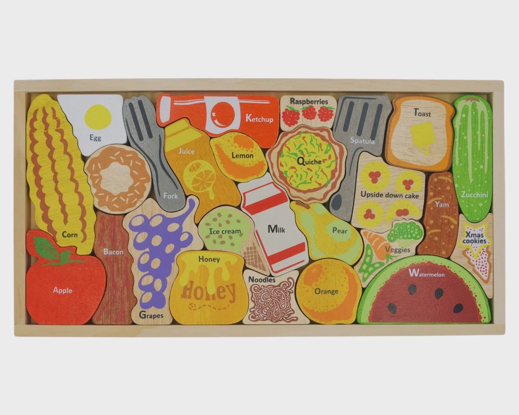 Alphabites A-Z food Puzzle and Play Set