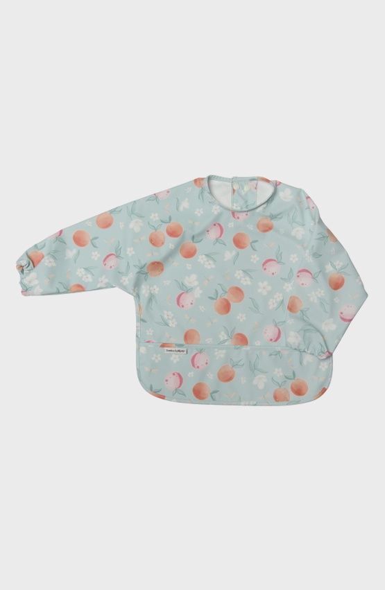 Long Sleeve Bib - Peaches