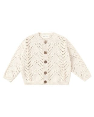 Knit Cardigan, Natural