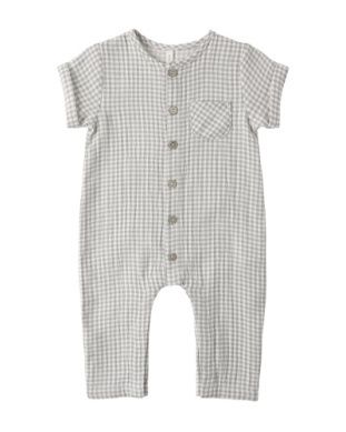 Charlie Jumpsuit - Sage Gingham