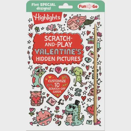 Scratch Play Valentine's Hidden Pictures