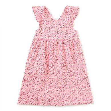 Ruffle Strap Dress - Mini Rose Toss