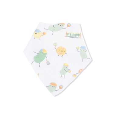 Pickles Playing Pickleball - Bandana Bib