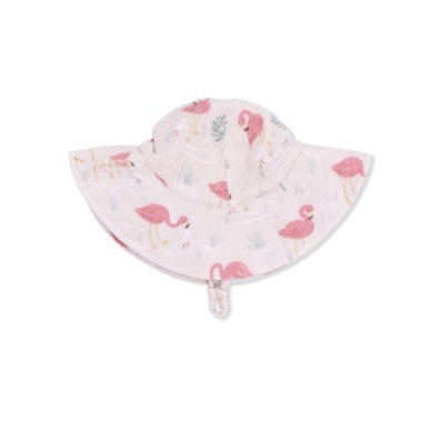 Flamingos - Wide Brim Sunhat