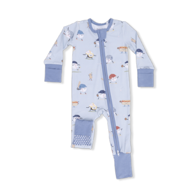 Baseballs Playing Baseball - Convertible Romper