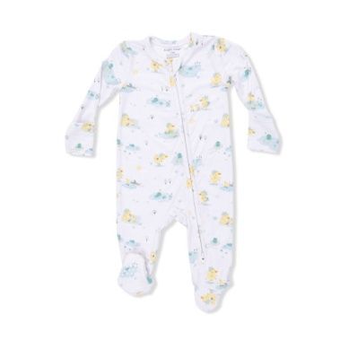 Frog And Duck Pond - 2 Way Zipper Footie