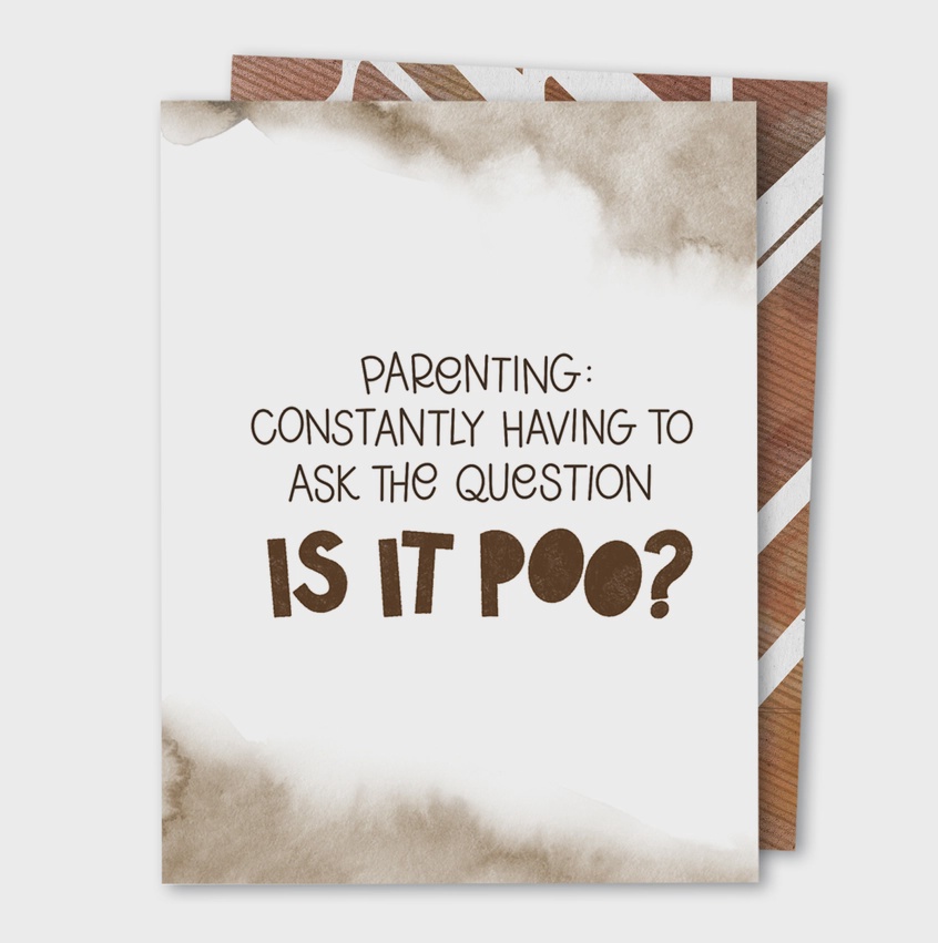 Is it Poo Parenting Card