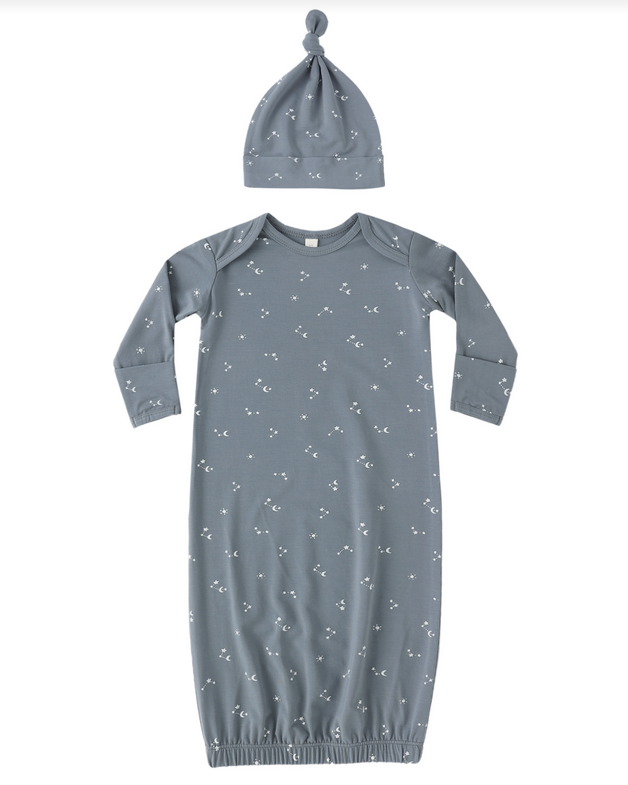 Bamboo Gown and Hat Set - Starlight