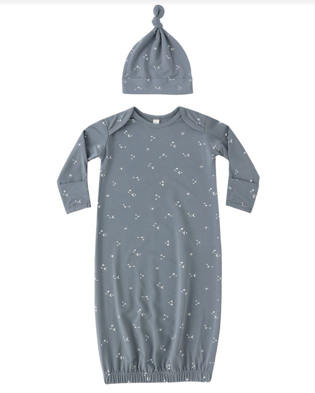 Bamboo Gown and Hat Set - Starlight