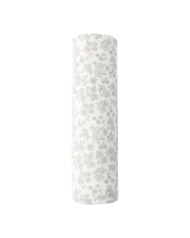 Cotton Swaddle - Blue Floral