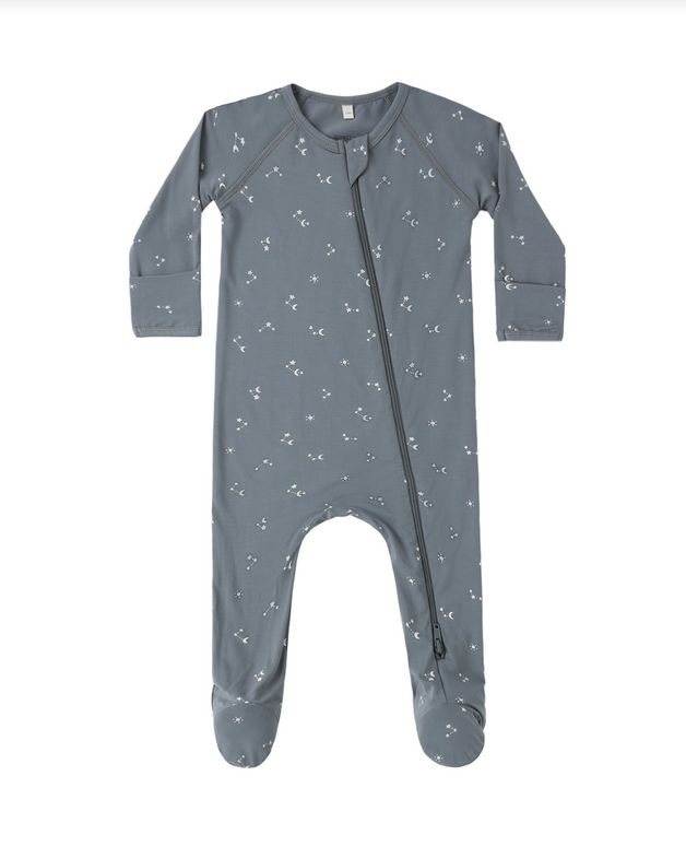Bamboo Zip Long Sleeve Sleeper Footie - Starlight