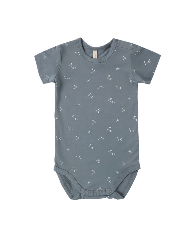 Bamboo Short Sleeve Bodysuit - Starlight
