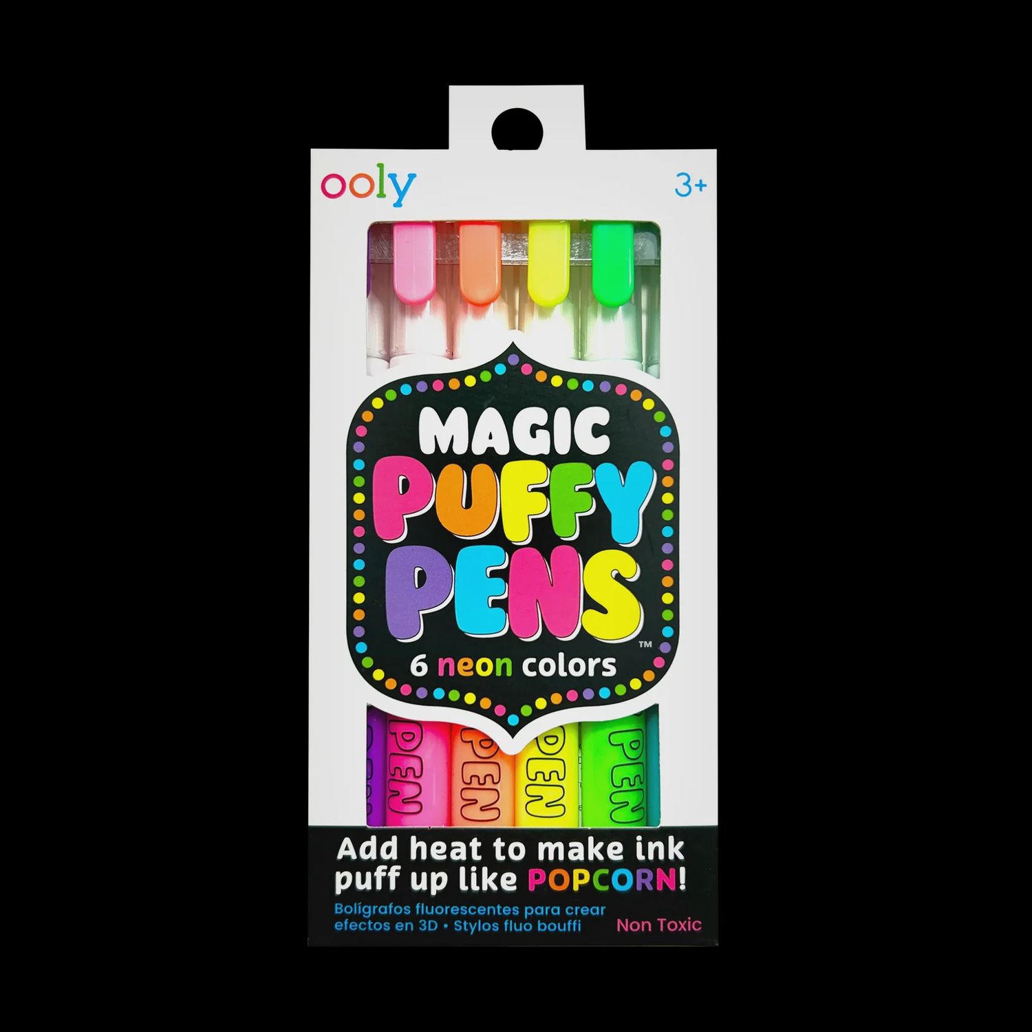 Magic Puffy Neon Pens