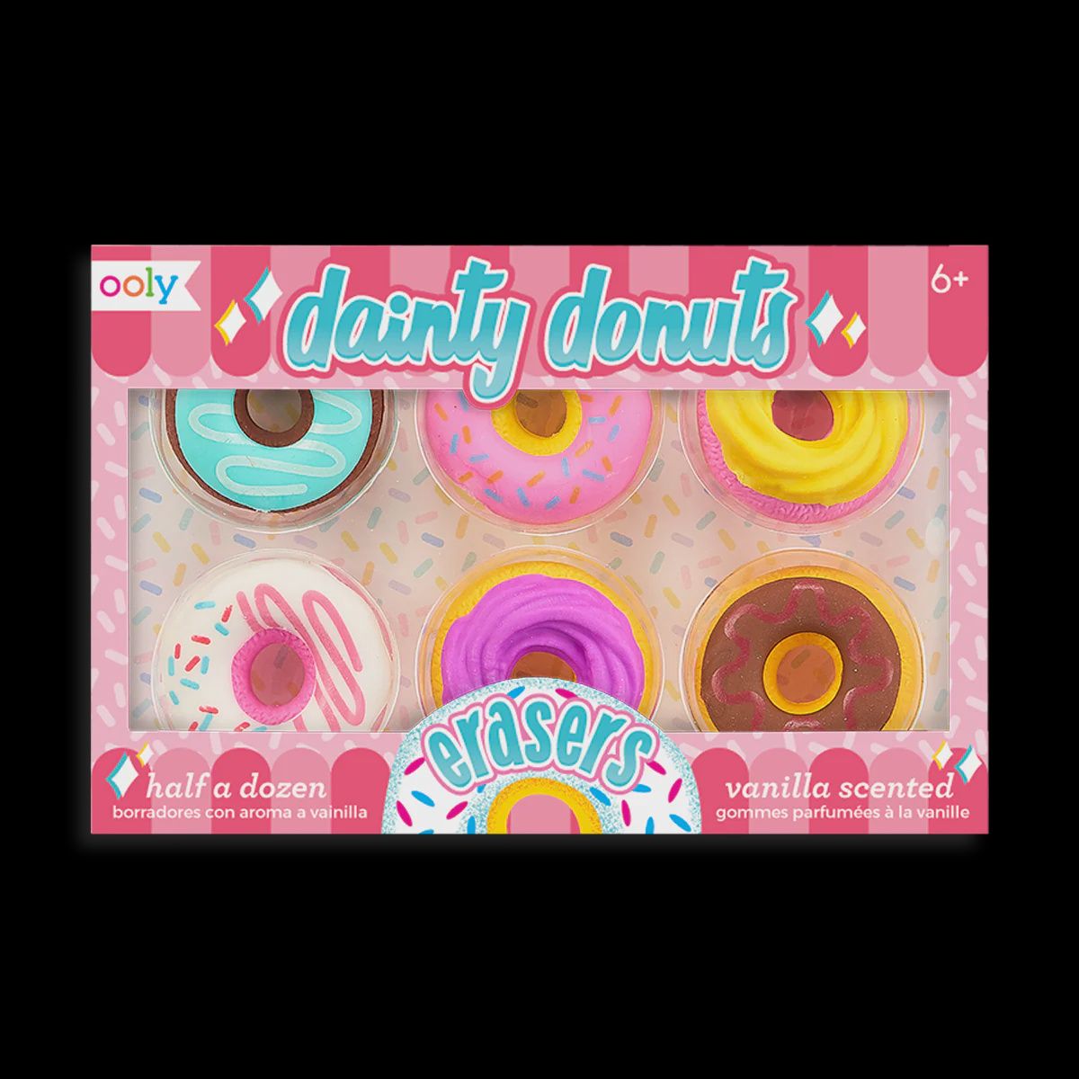 Dainty Donuts: Vanilla Scented Puzzle Erasers