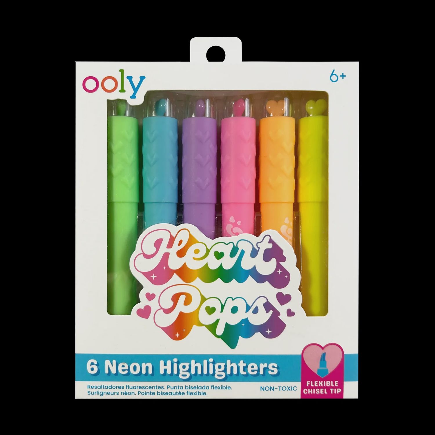 Heart Pops: Neon Highlighters