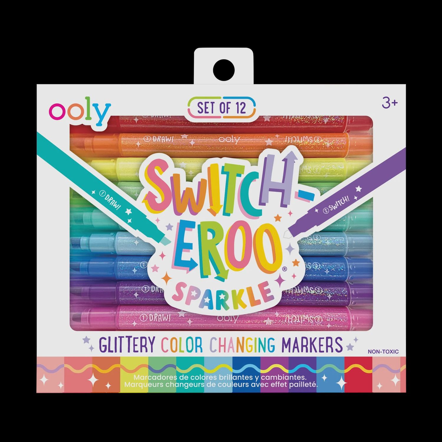 Switch-eroo!: Sparkle Glittery Color-Changing Markers