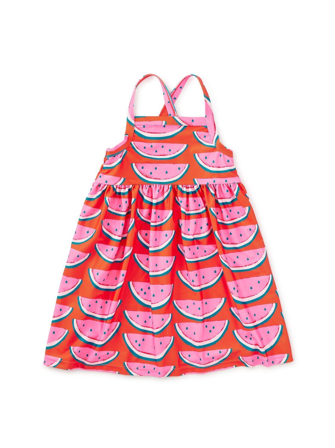 Strappy Sun Swim Dress -Watermelon Slices