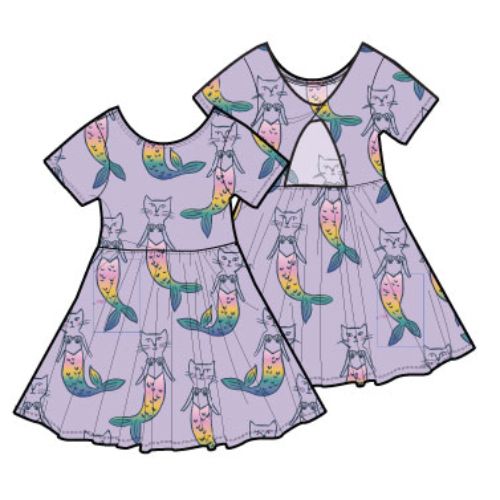 Twist Back Ballet Dress - Mercat