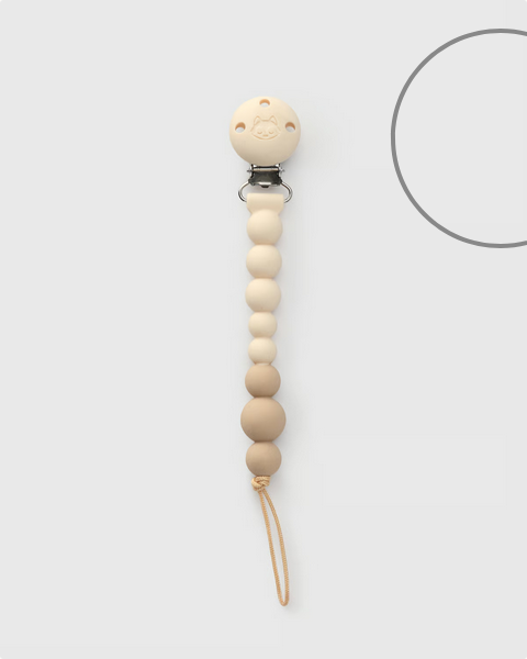 Pacifier Clip - OneC - Coconut Milk