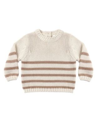 Rex Sweater - Almond Stripe