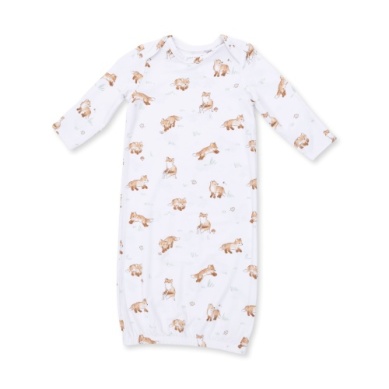 Lap Shoulder Gown and Hat Set - Little Explorer Fox