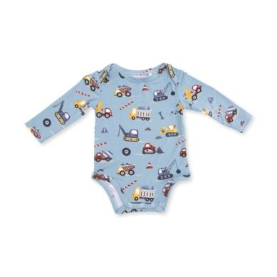 Long Sleeve Bodysuit - Crayon Contruction