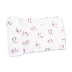 Swaddle Blanket - Explorer Puppy Pink