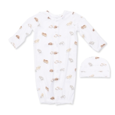 Convertible Gown and Beanie Hat Set - Puppy Snuggle Club