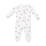 2 Way Zipper Footie - Explorer Puppy Blue