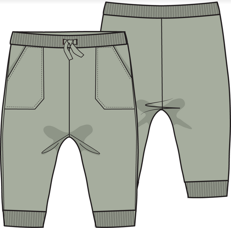 French Terry Jogger Pant - Dinos