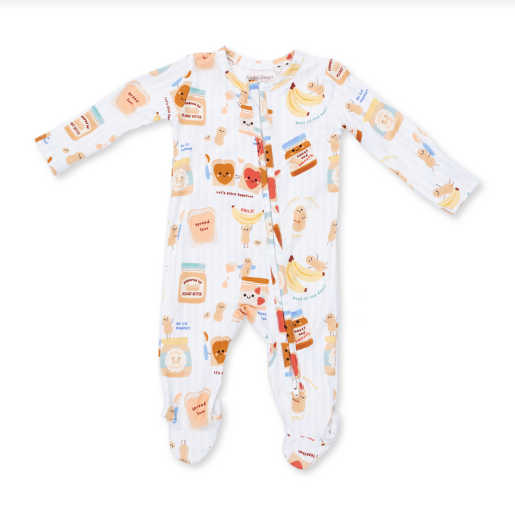 2 Way Zipper Footie - Spread the Love