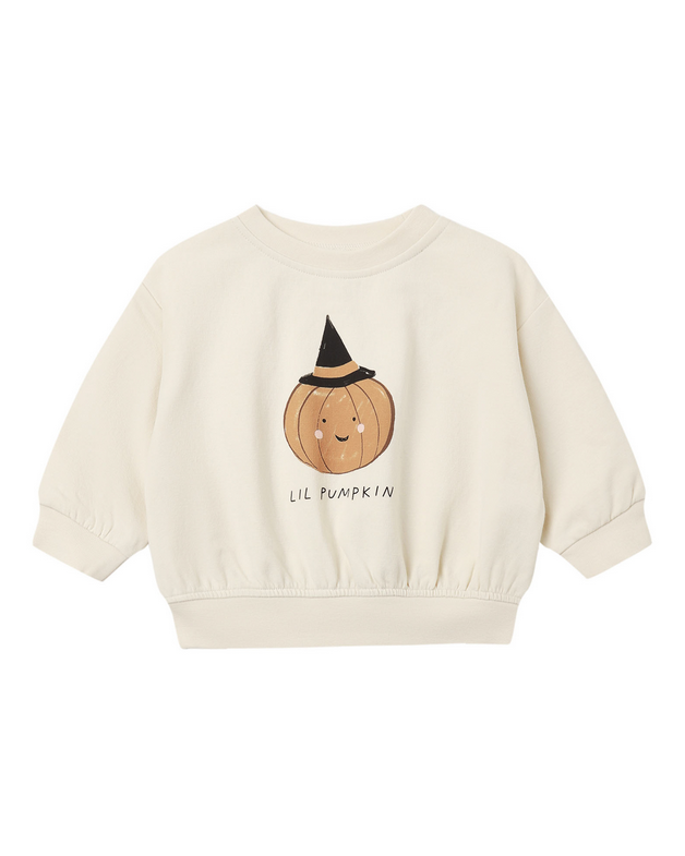 Relaxed Fleece Sweatshirt - Lil Pumpkin