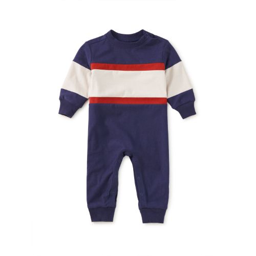 Colorblock Rugby Baby Romper