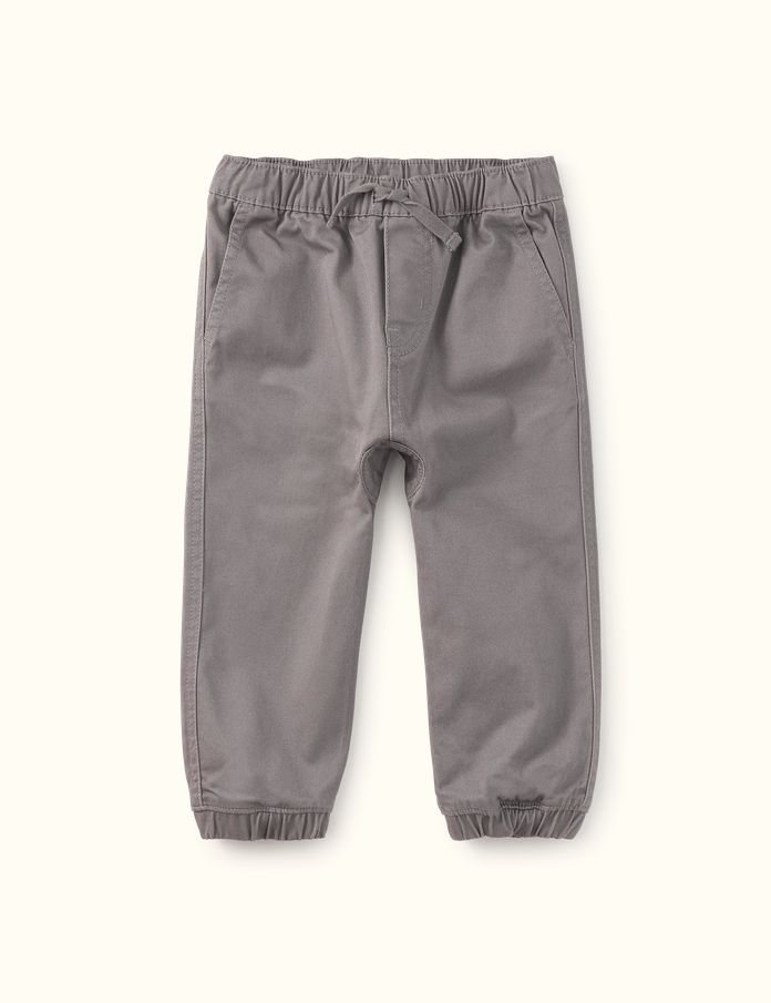 Woven Baby Joggers - Graphite