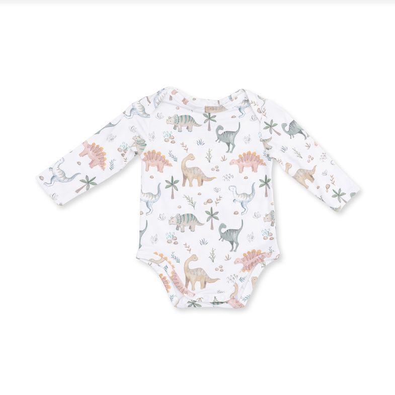 Long Sleeve Bodysuit - Sweet Baby Dinos