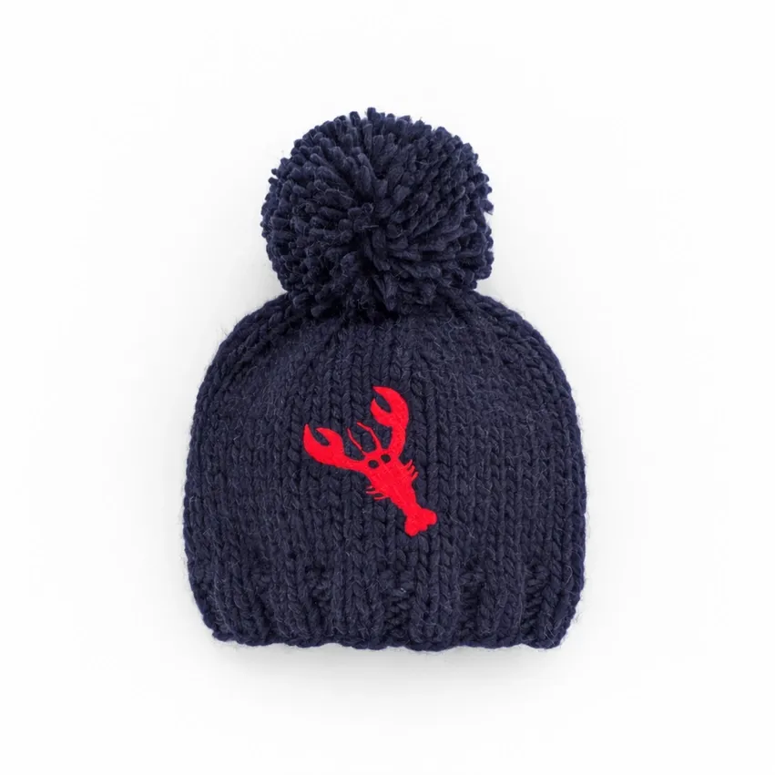 Lobster Beanie Hat, Handmade