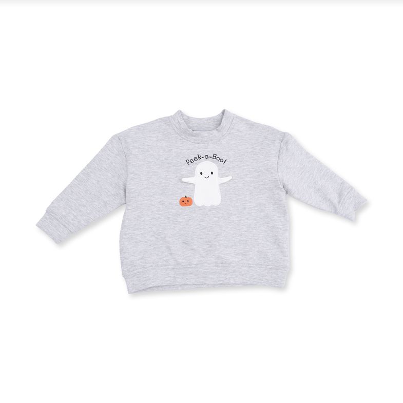 Ghosts Gray - Drop Sleeve Sweatshirt