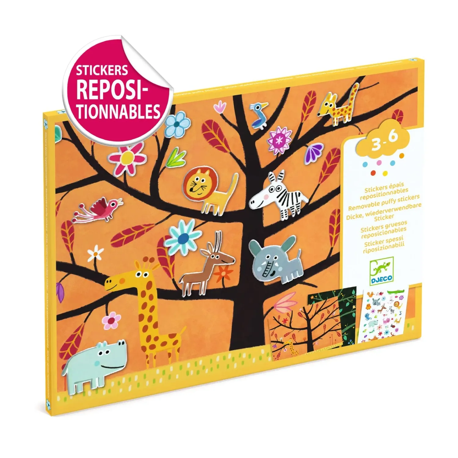 Off-Ground Tag Repositionable Stickers