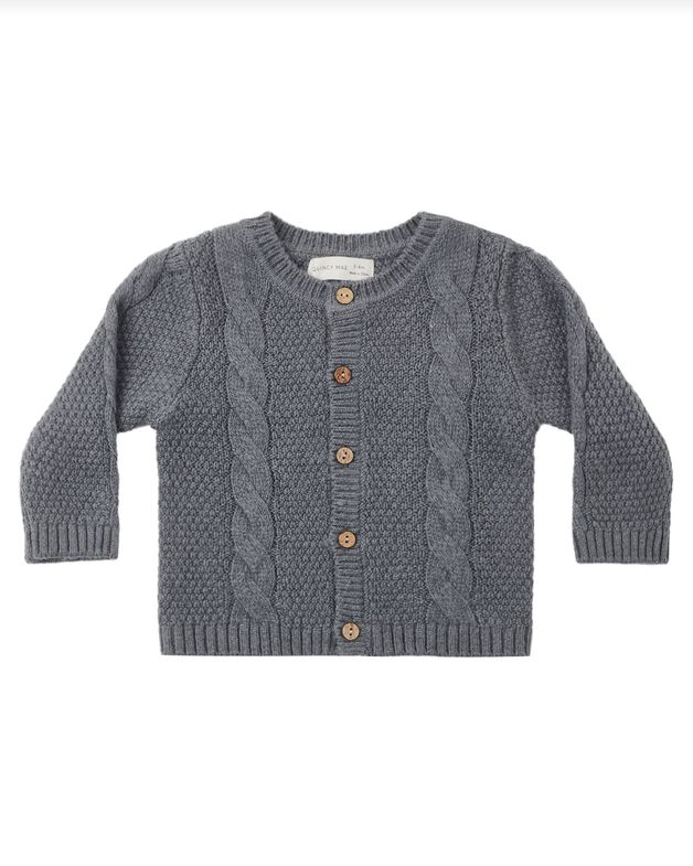 Knit Cardigan, Midnight