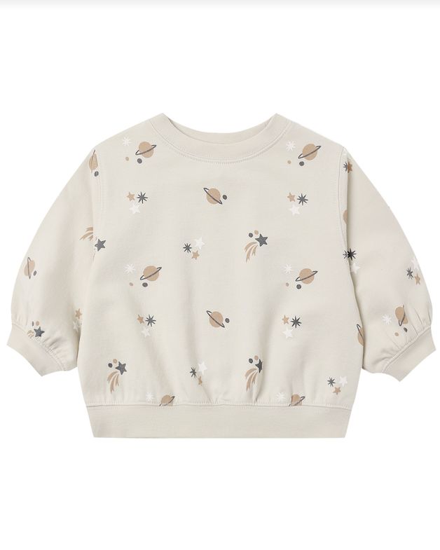 Oversized Crew Sweatshirt Space