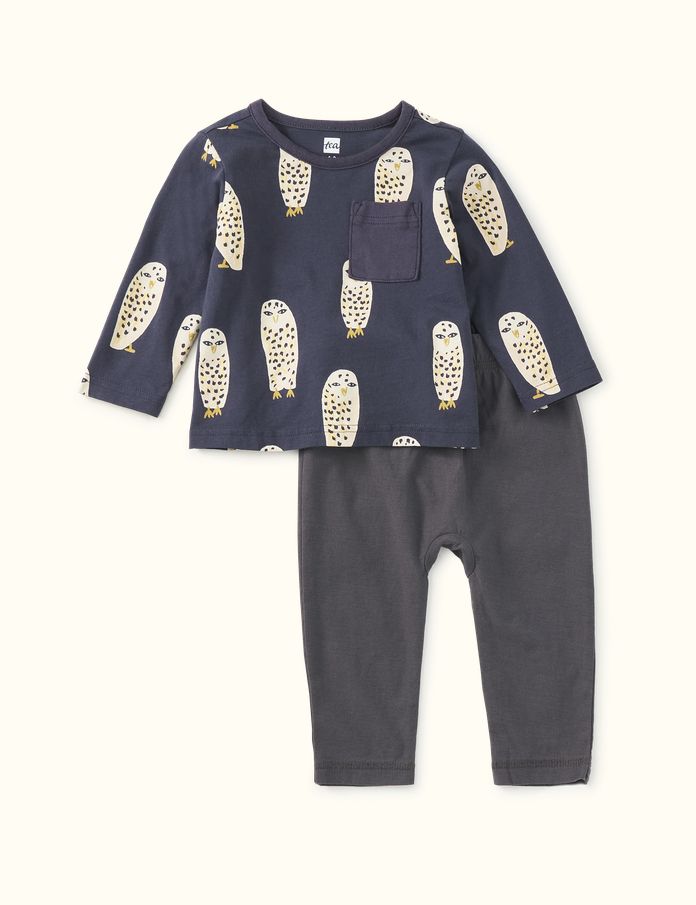 Two Piece Baby Play Set - Snowy Owl